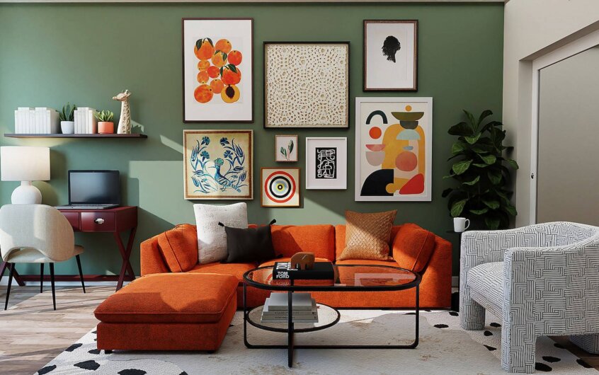 Kanapa lub sofa w salonie – jak ją ustawić?